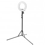 Lampa Led circulara 35 W pentru fotografiere machiaj, cu stativ RL 12 LED, art ACP 119780